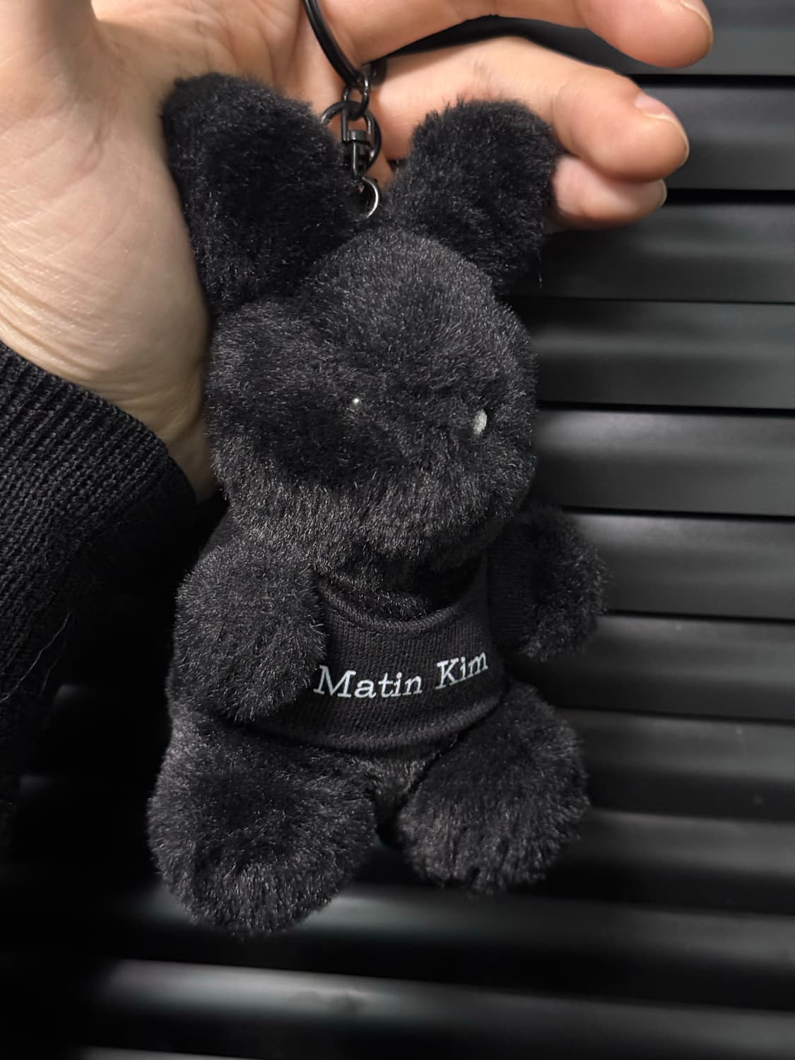 matin kim 마뗑킴 블랙 버니 토끼 인형 키링 열쇠고리 키홀더 고리 상품이미지5