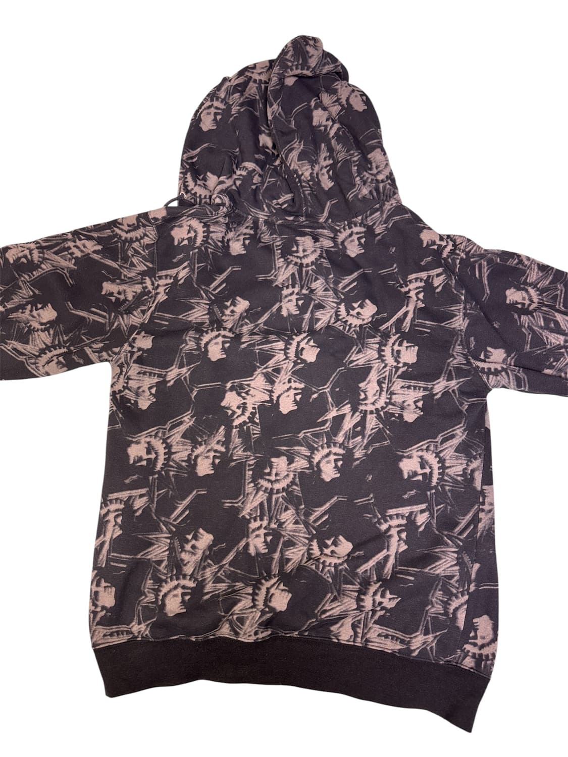 빈티지 00s 스와거 SWAGGER 자유의 여신상 집업 후드 L 상품이미지6