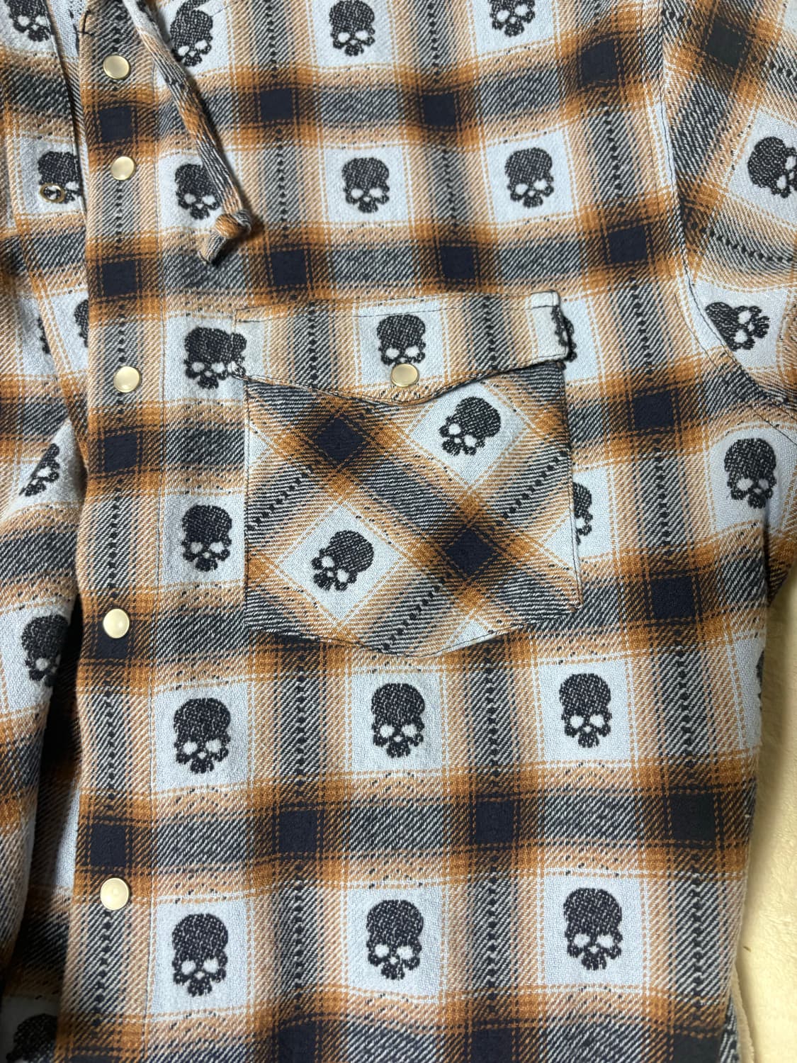 슈프림 넘버나인 플란넬 셔츠 L 상품이미지4