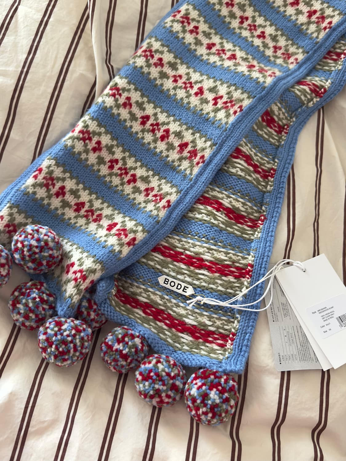 bode 보디 웨지우드 머플러 상품이미지2