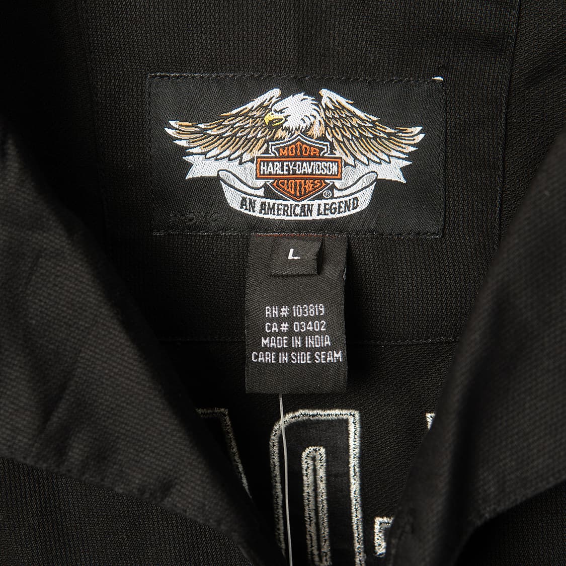 [L] 00s 할리데이비슨 워크셔츠 데드스탁(미사용 신품)  상품이미지8