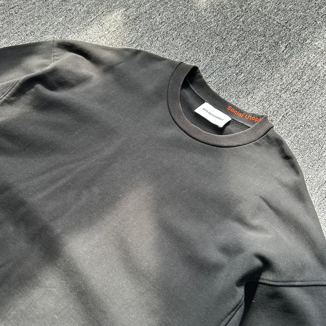 솔리드옴므 코튼 루즈핏 스웻셔츠 상품이미지5