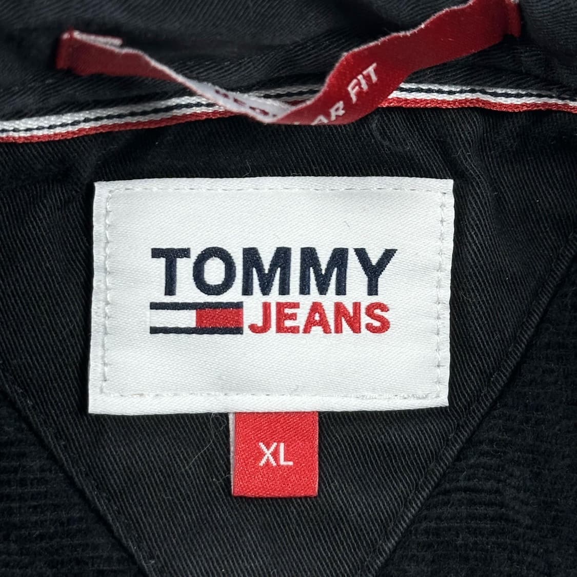 타미힐피거 플래그 코듀로이 골덴 블랙 셔츠 (XL) 상품이미지5