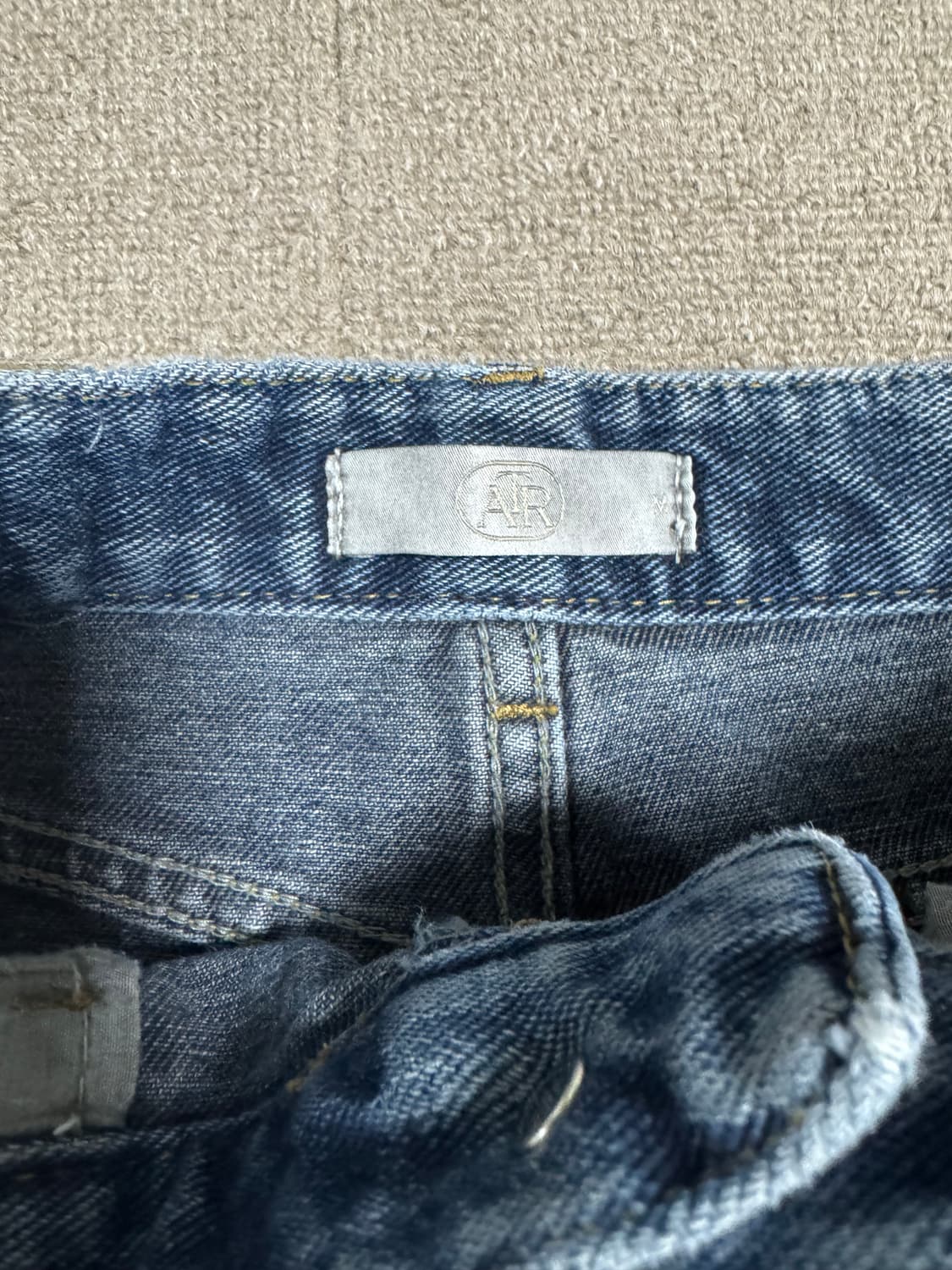 아뜨랑스 오버핏 데님 팬츠 상품이미지2