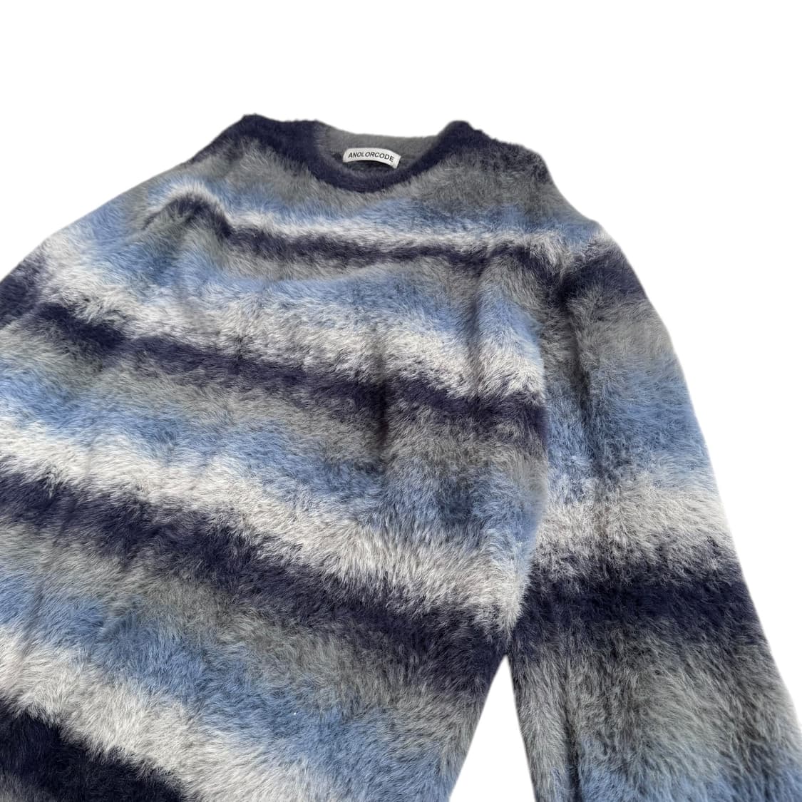 스트라이프 울헤어 니트 상품이미지2