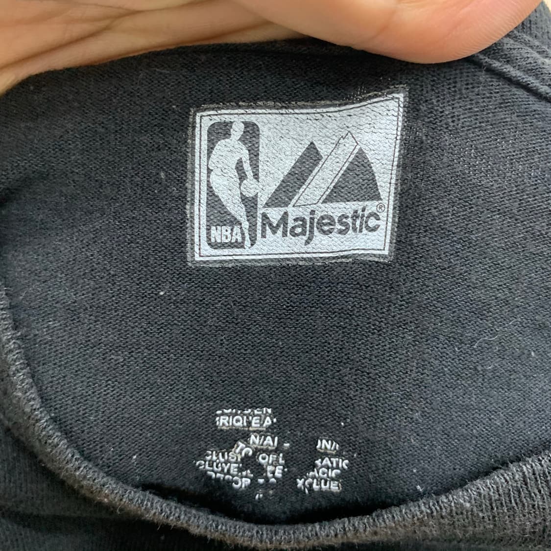 마제스틱 뉴욕 닉스 카멜로 앤서니 블랙 티셔츠 상품이미지5