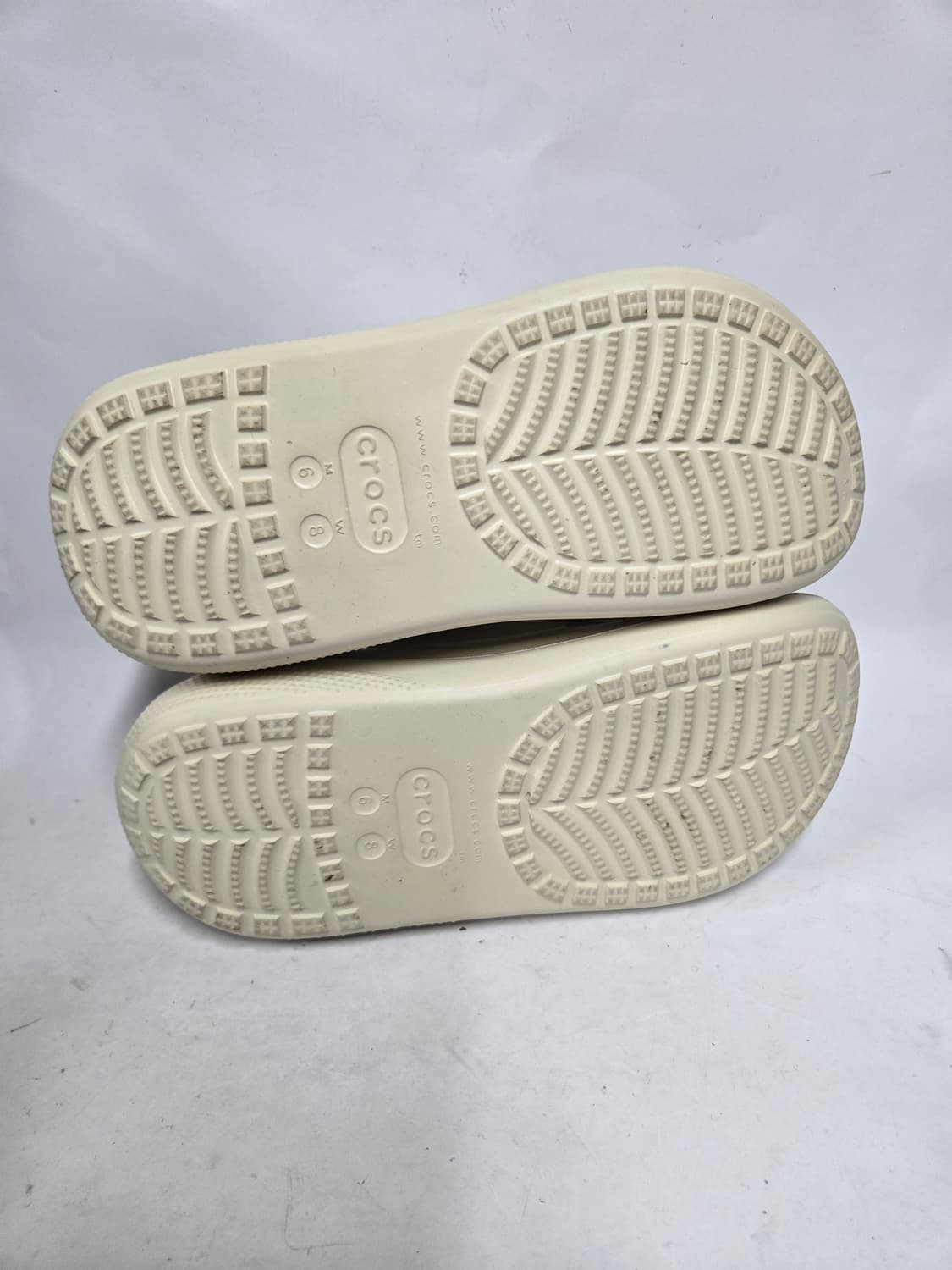 크록스 크러쉬 클로그 아이보리 m6w8 250mm 상품이미지5