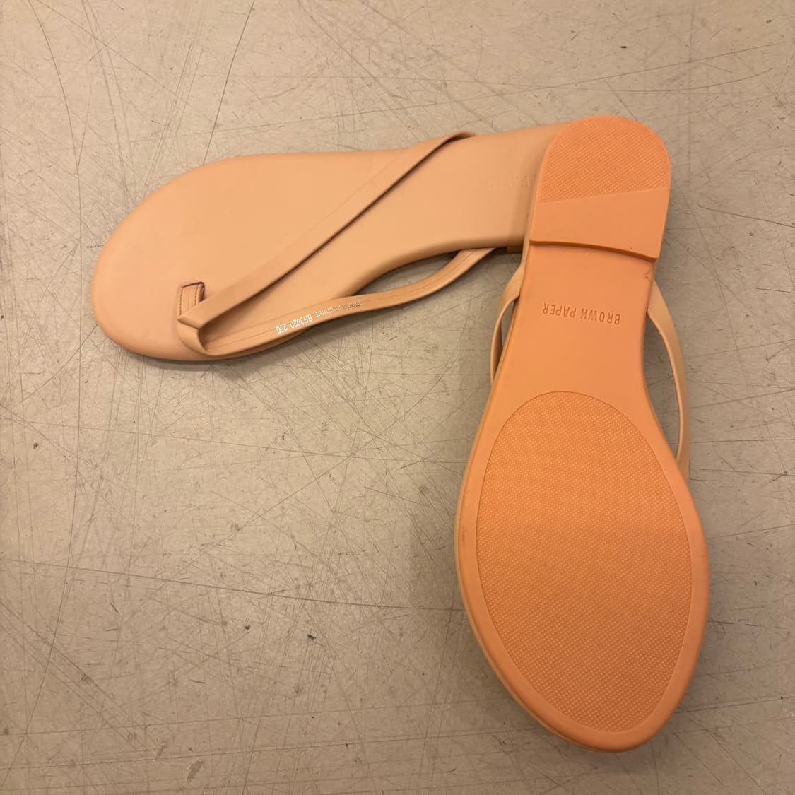 빈티지 우먼스 브라운 쪼리 상품이미지2