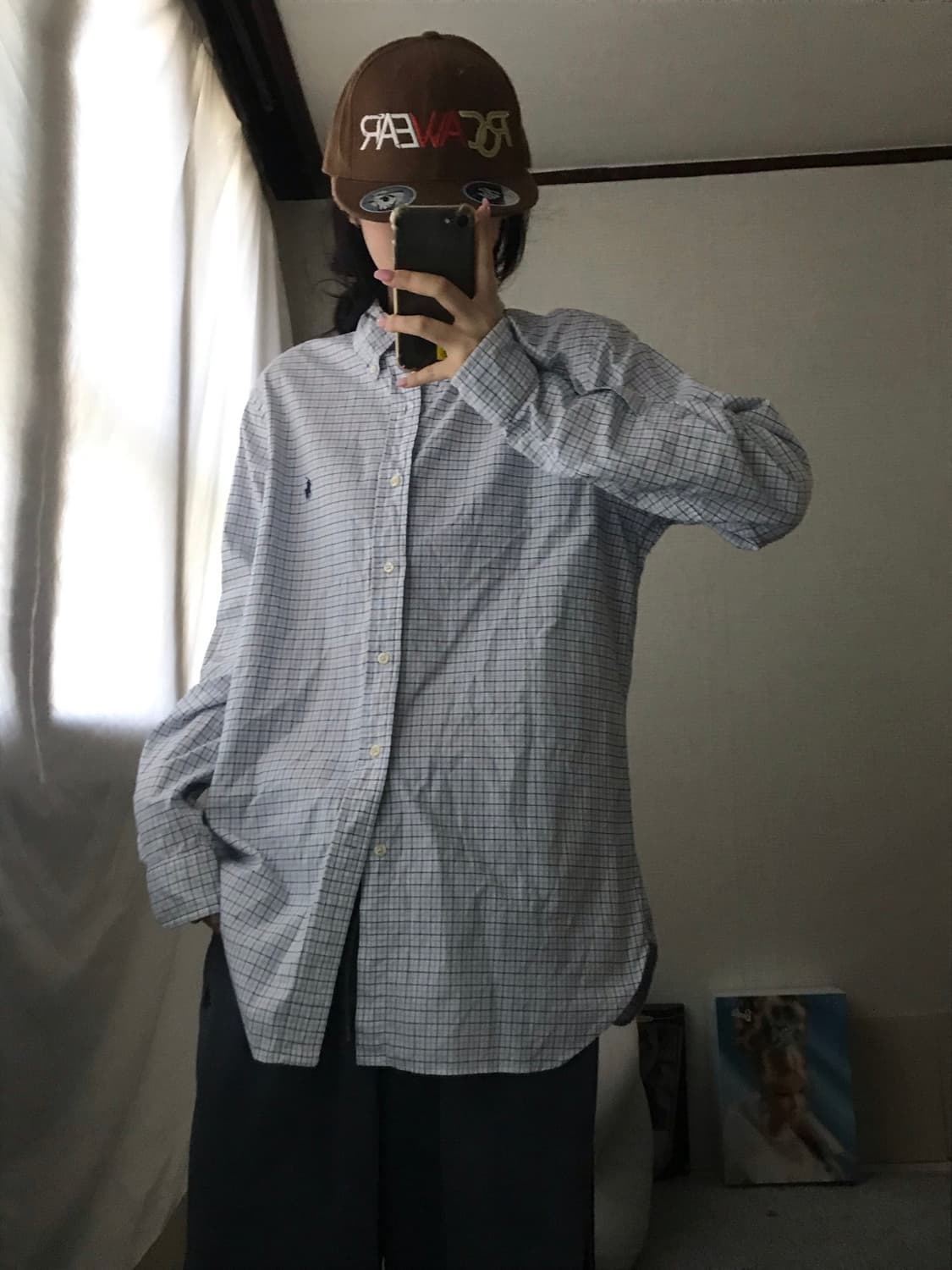 폴로 화이트 체크셔츠 상품이미지7