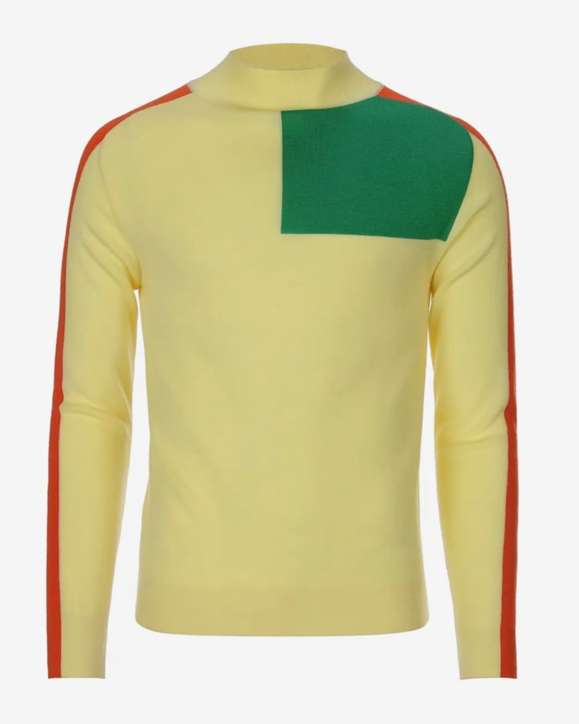 퓨처레트로 유니섹스 컬러블럭 폴라 니트 FR21SFKN01 상품이미지1