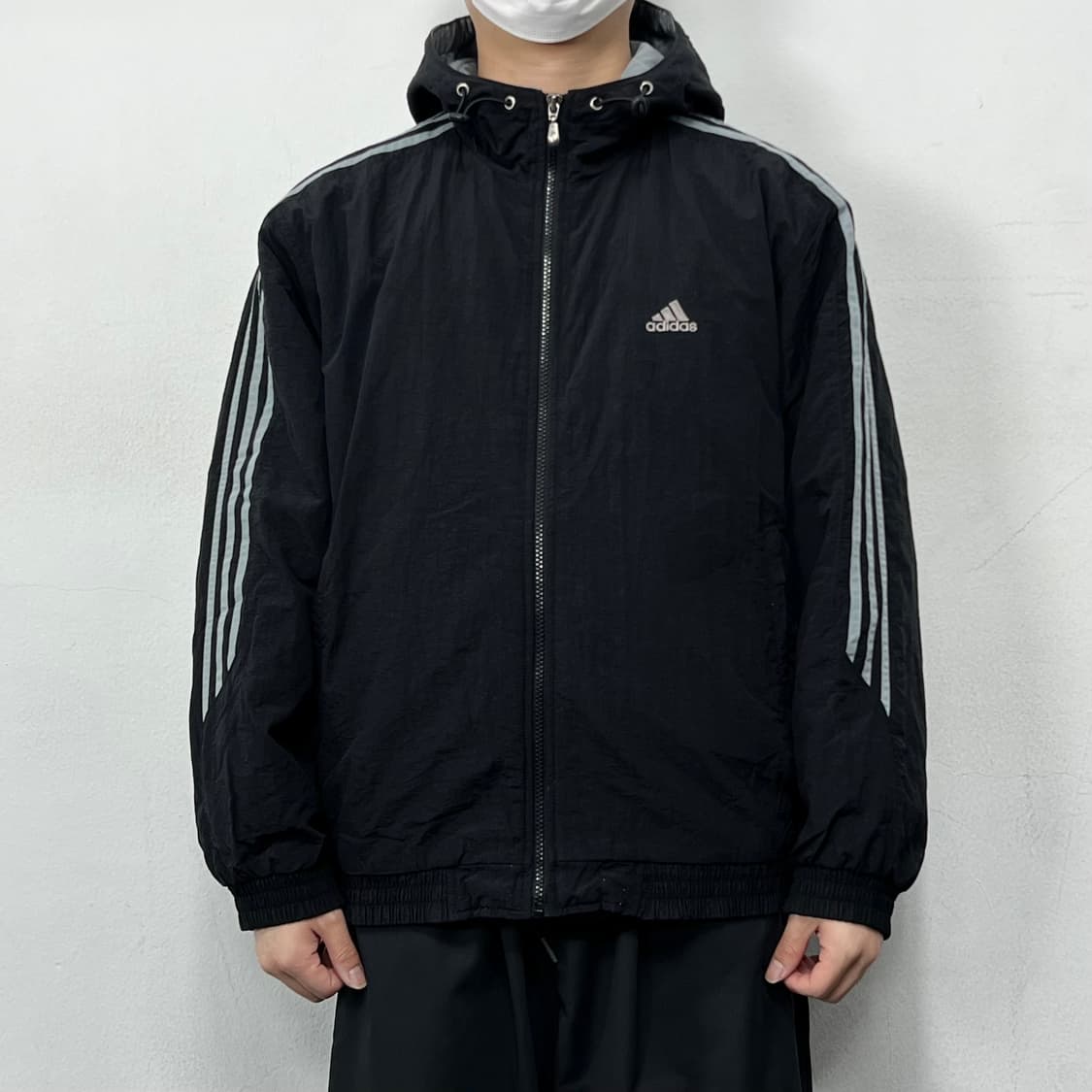 아디다스 00s 후드 누빔 점퍼 자켓 상품이미지1