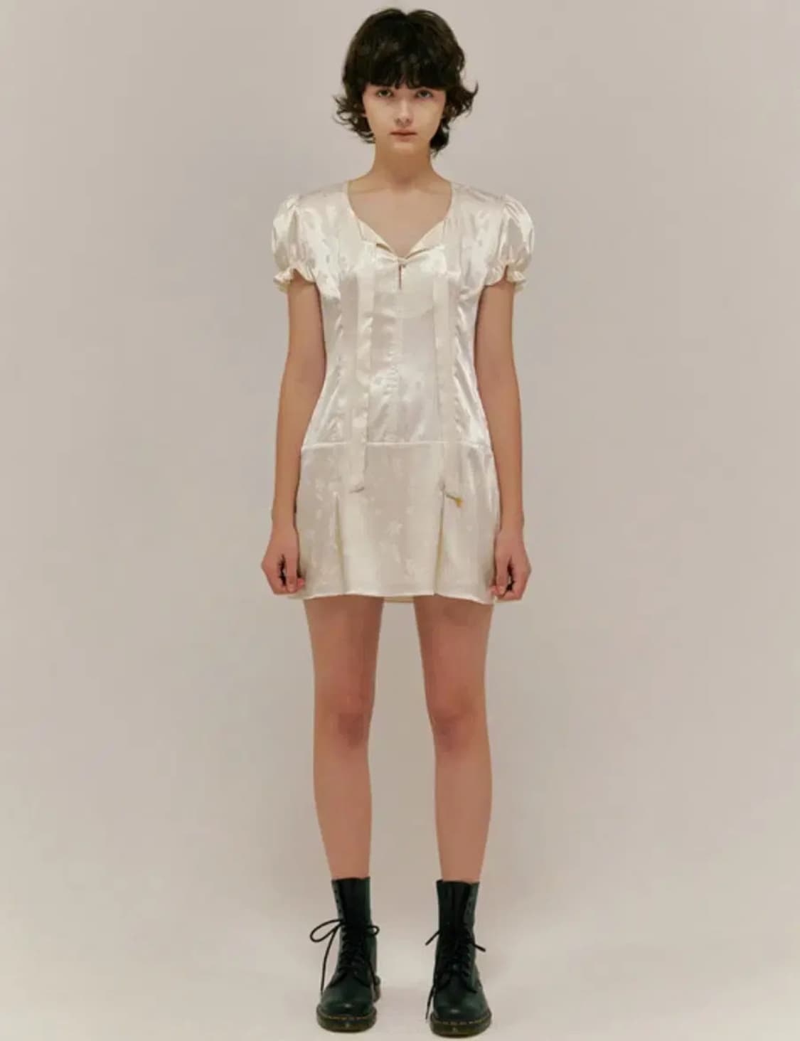 오버듀플레어 자카드 원피스 상품이미지1