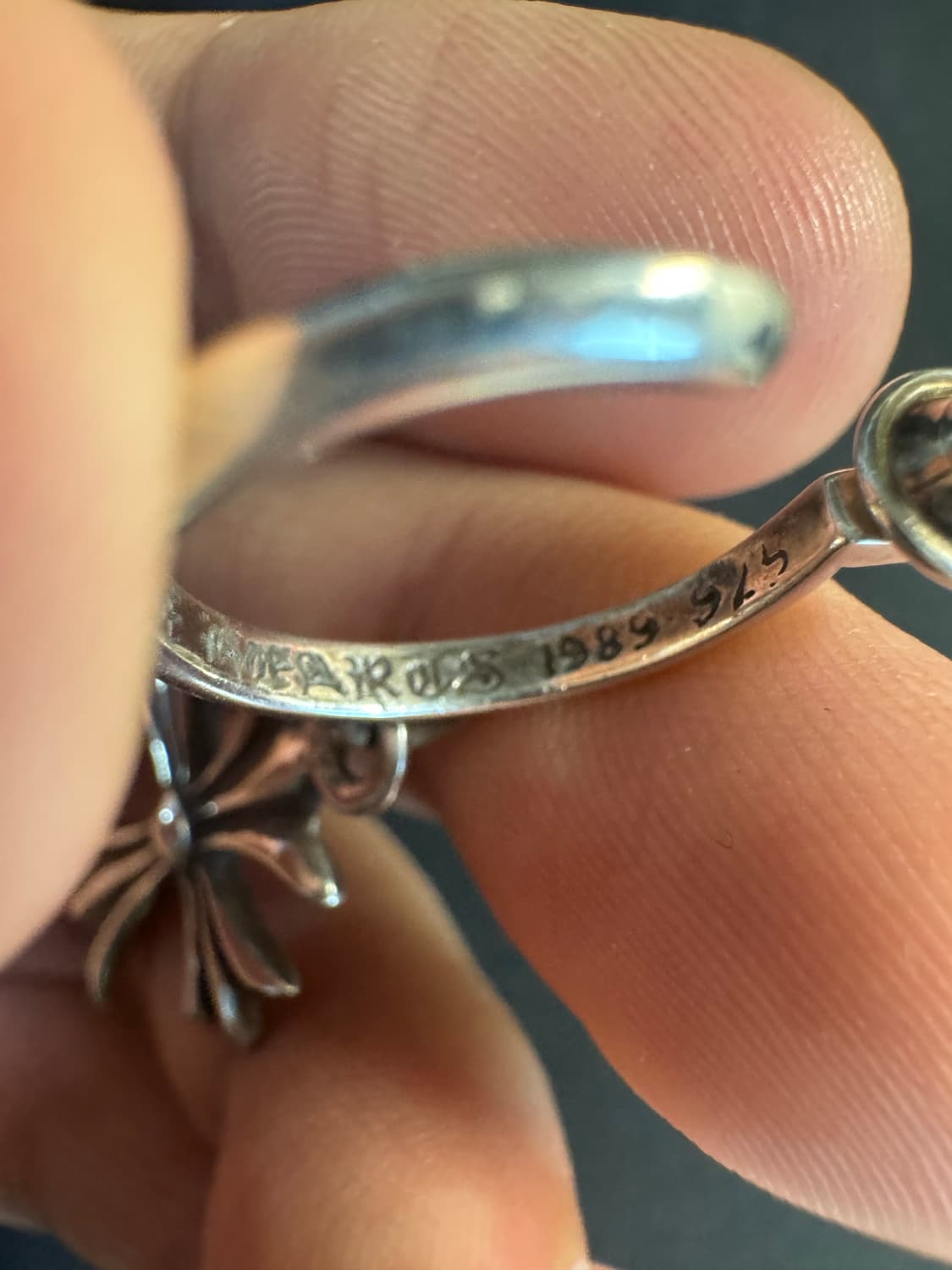 크롬하츠 타이니 후프 이어링 상품이미지3