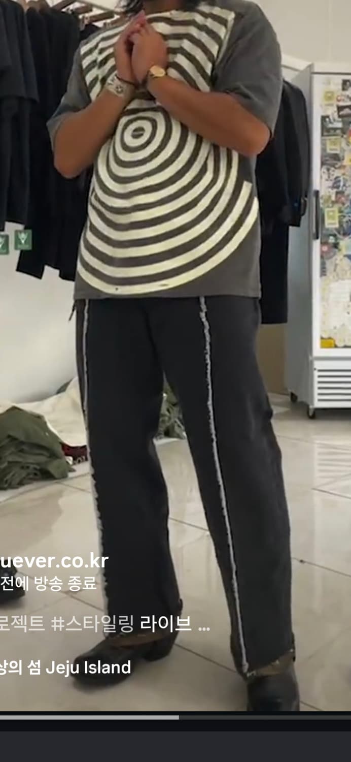 EX)B:EXPERIMENT.B 익스페리먼트비 제이 아담스 블랙M 상품이미지7