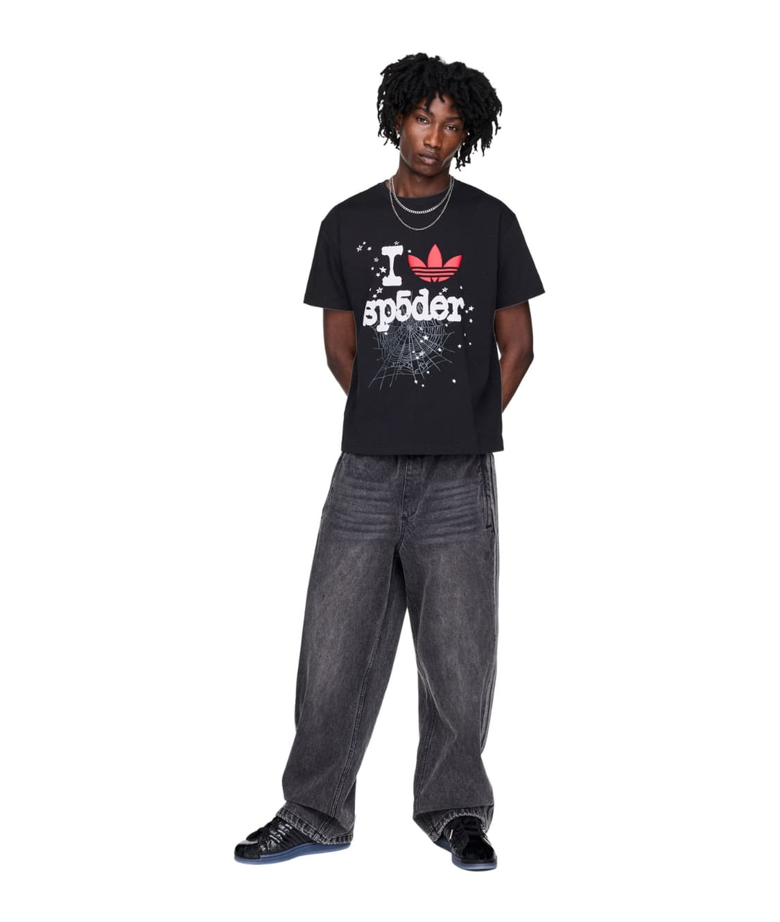 SP5DER X ADIDAS 반팔티 XL 상품이미지2