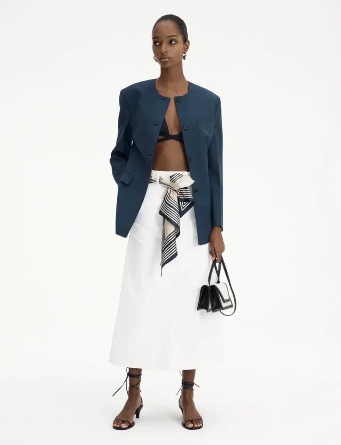 렉토 RECTO 실크 스카프 상품이미지6