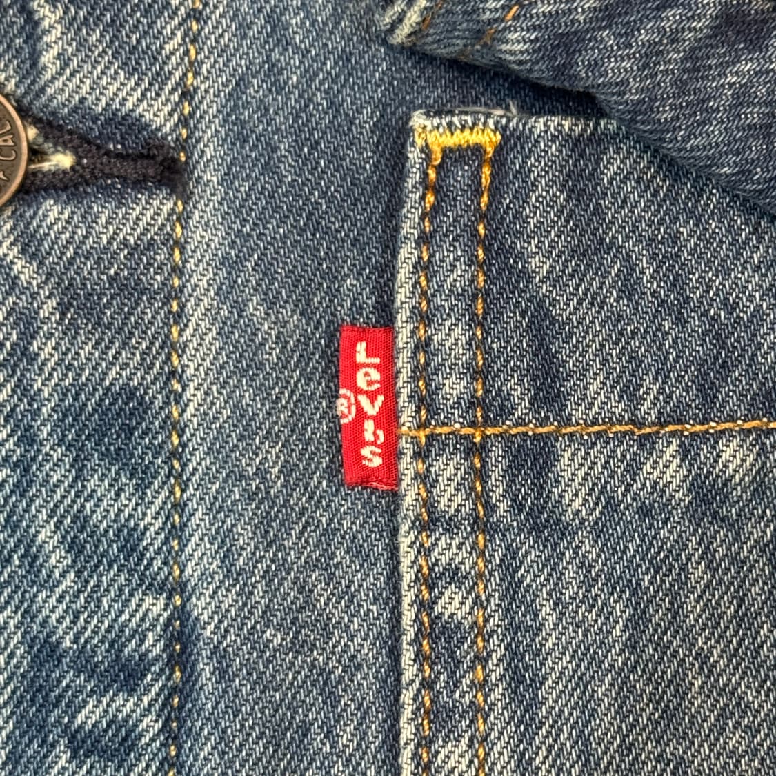 L) 리바이스 2세대 오버핏 데님 트러커 자켓 블루 상품이미지4