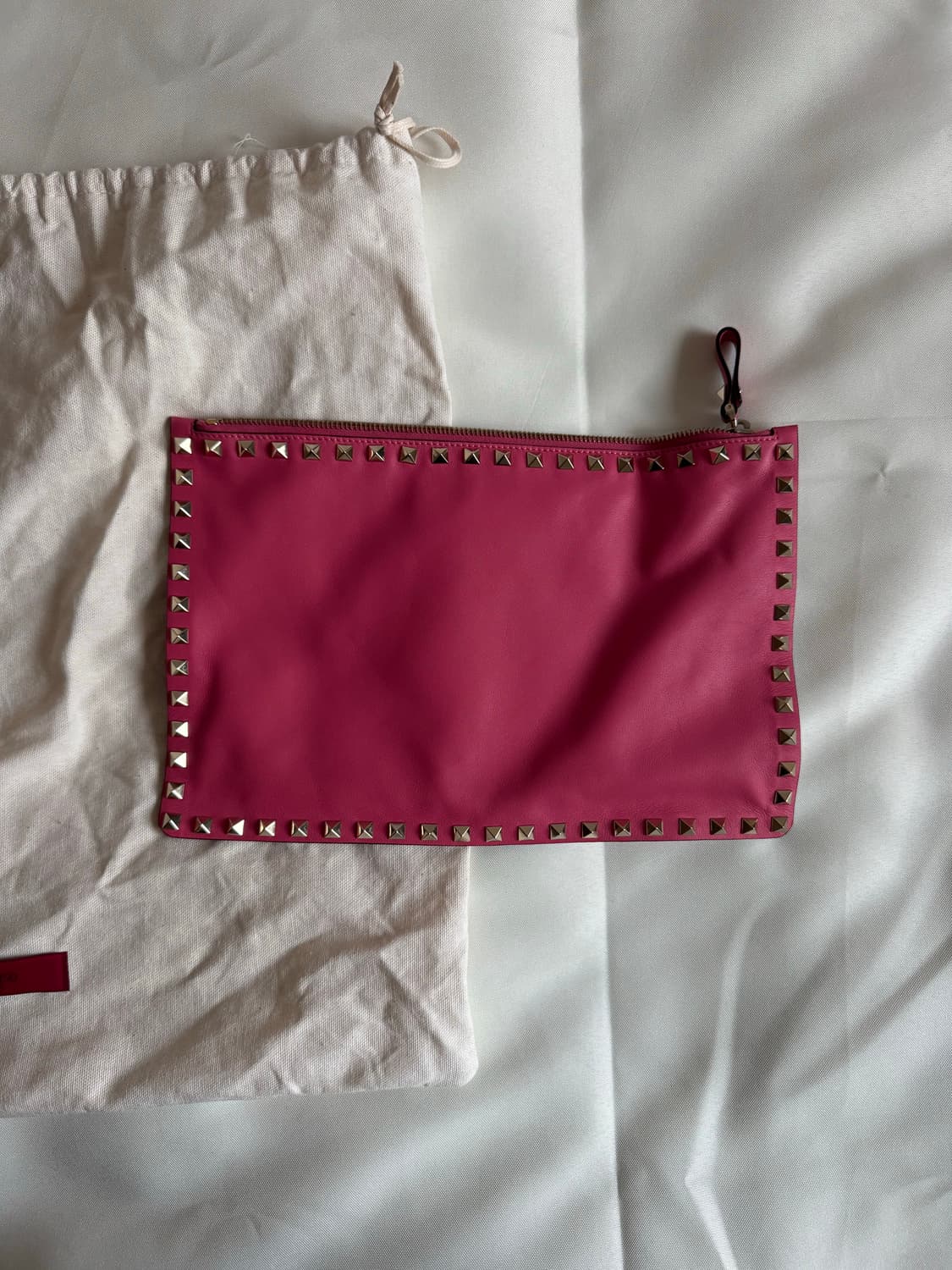 발렌티노 락스터드 핑크 클러치백 상품이미지1