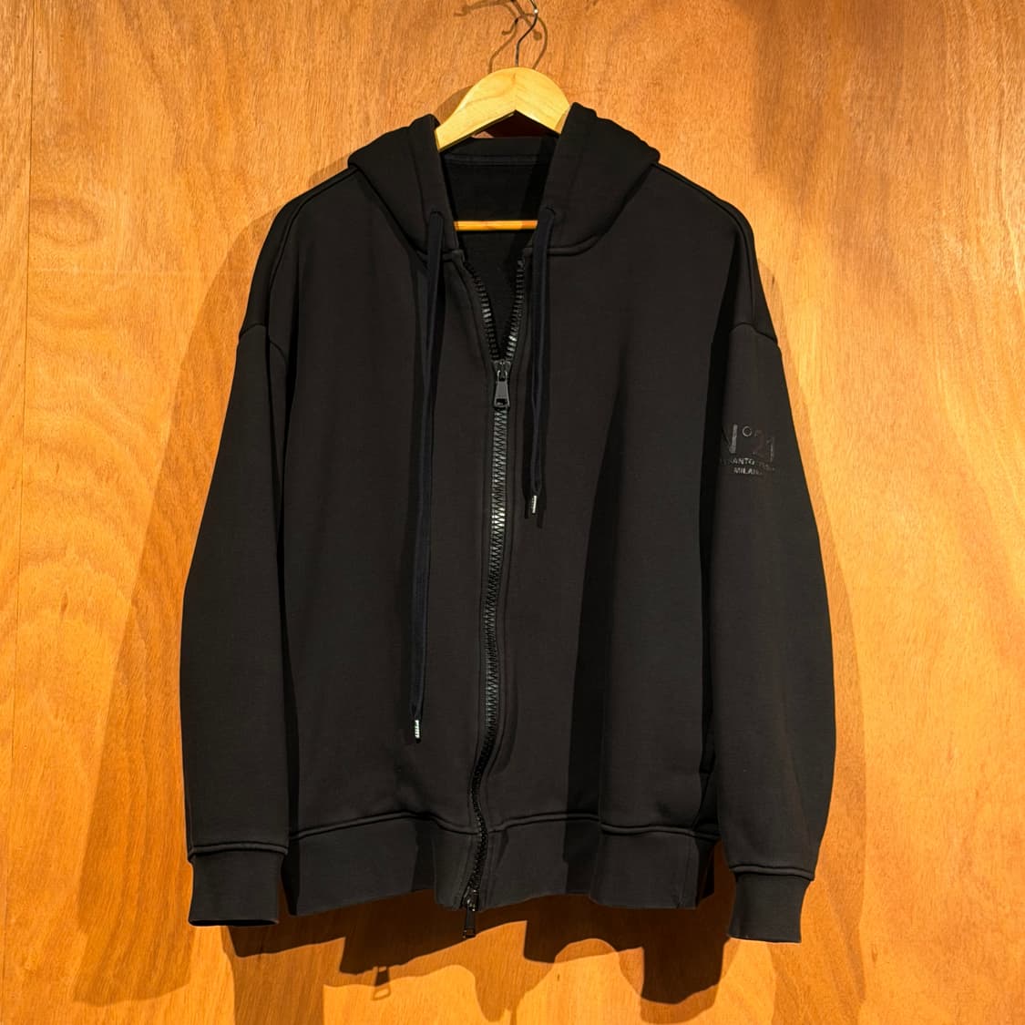 이태리 N21 넘버투애니원 스웻 후드 집업 L 루즈핏 상품이미지1