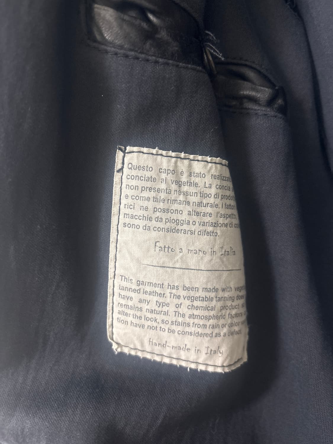 조르지오 브라토 가죽 자켓 48사이즈 상품이미지3