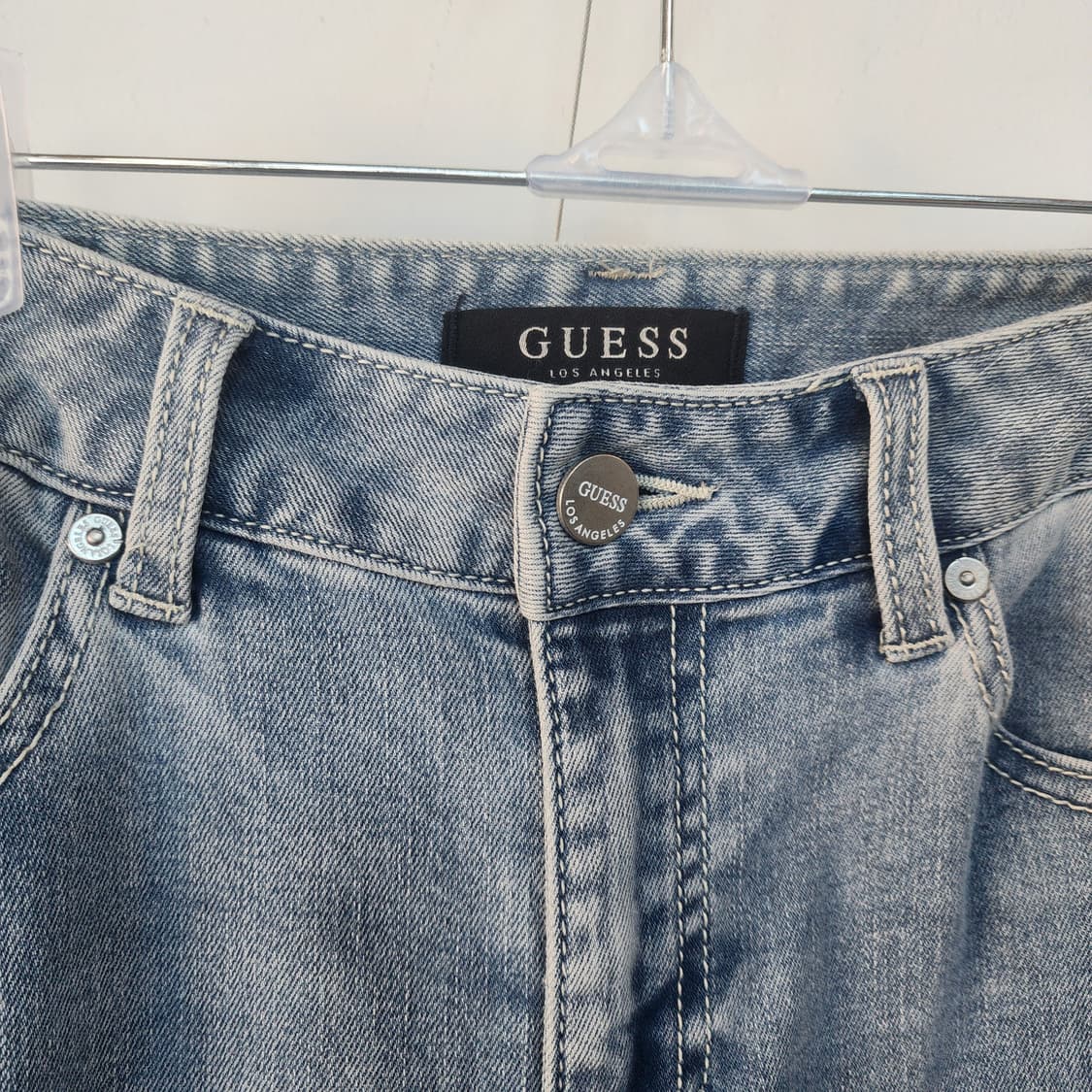 게스 연청 부츠컷 청바지 상품이미지2