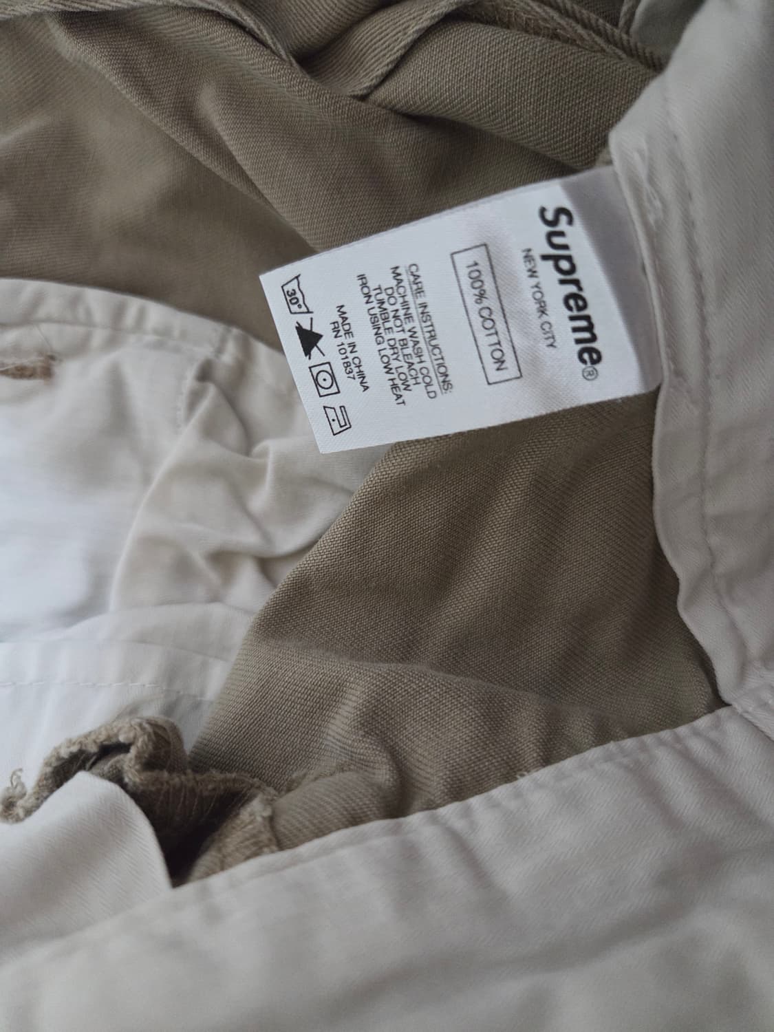 슈프림 핀업걸 치노 베이지 상품이미지7