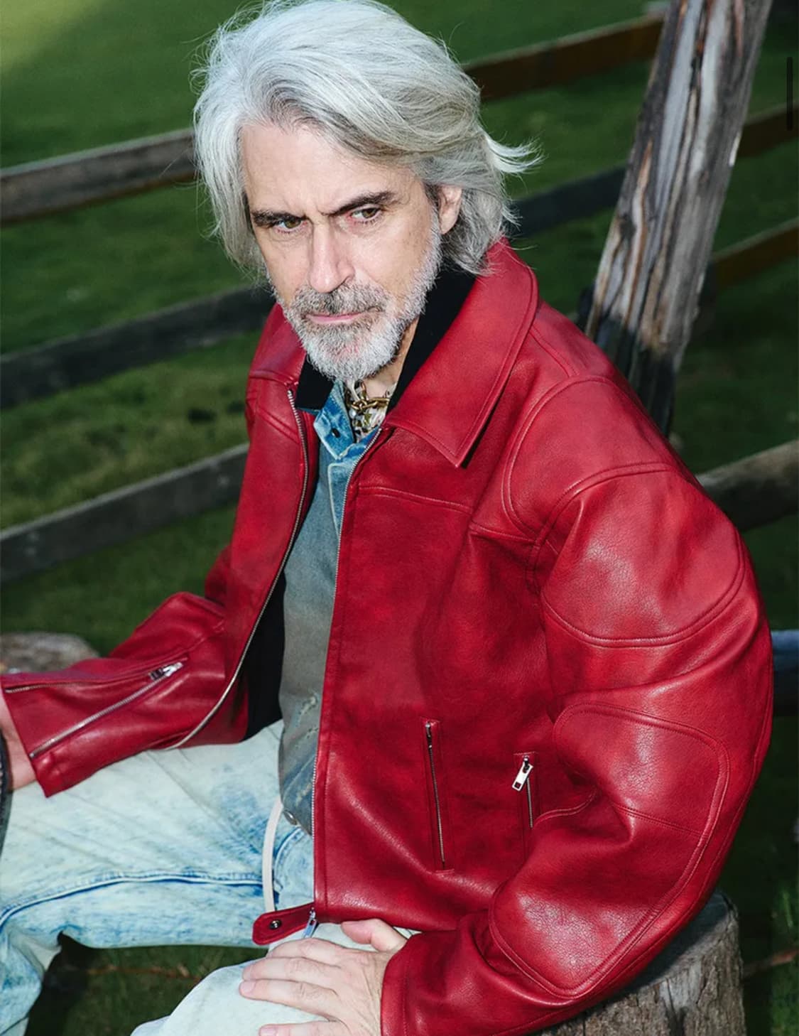 (새제품)스팁 버건디 레더 자켓 L사이즈 상품이미지2