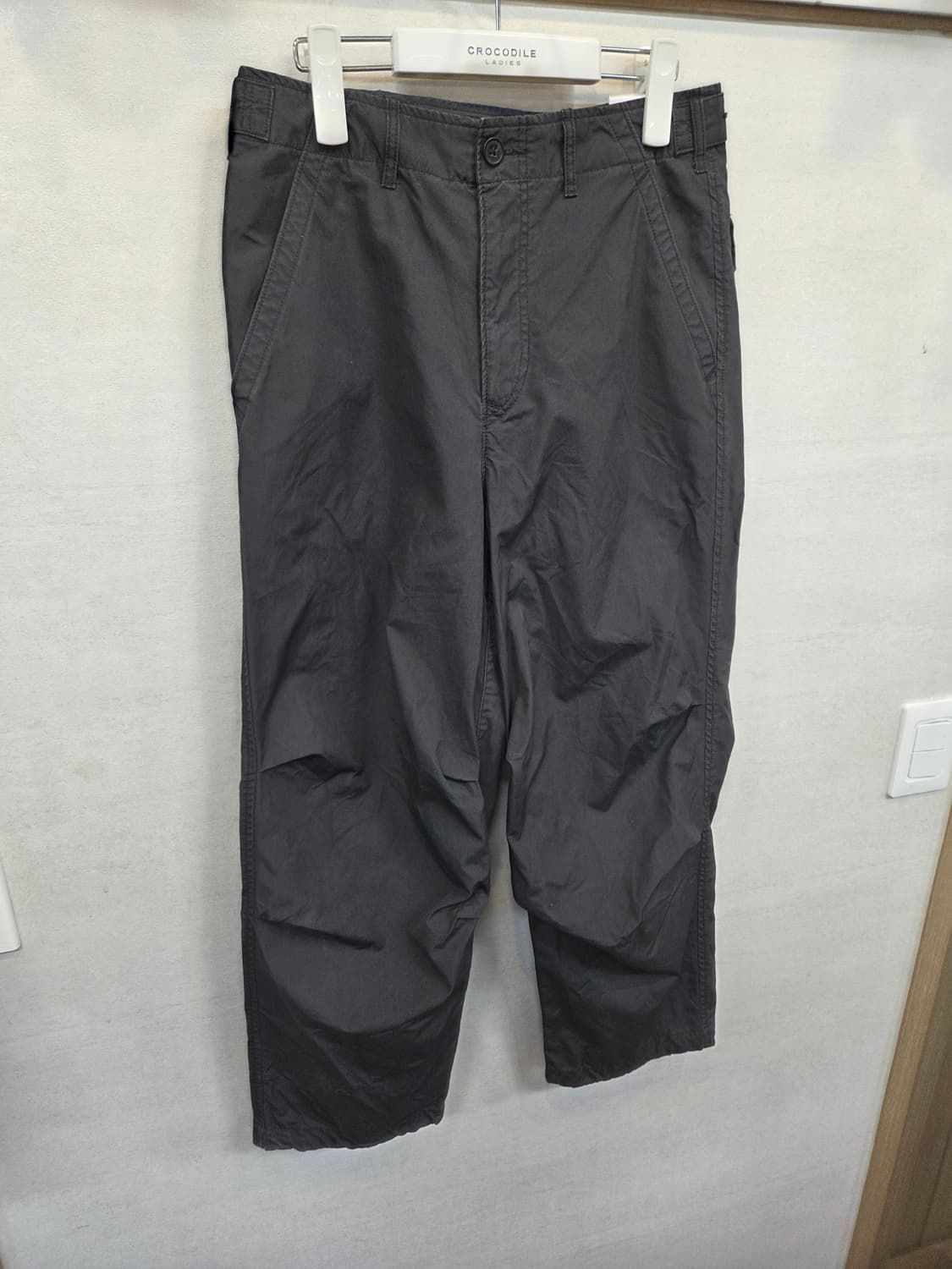 유니클로 u 파라슈트 와이드 팬츠 차콜 73 대략 26~ 상품이미지5