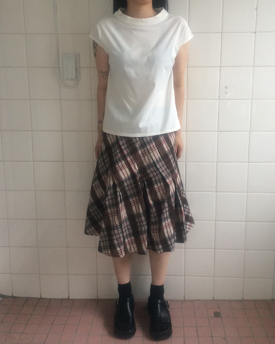 Half high neck t shirt 상품이미지1