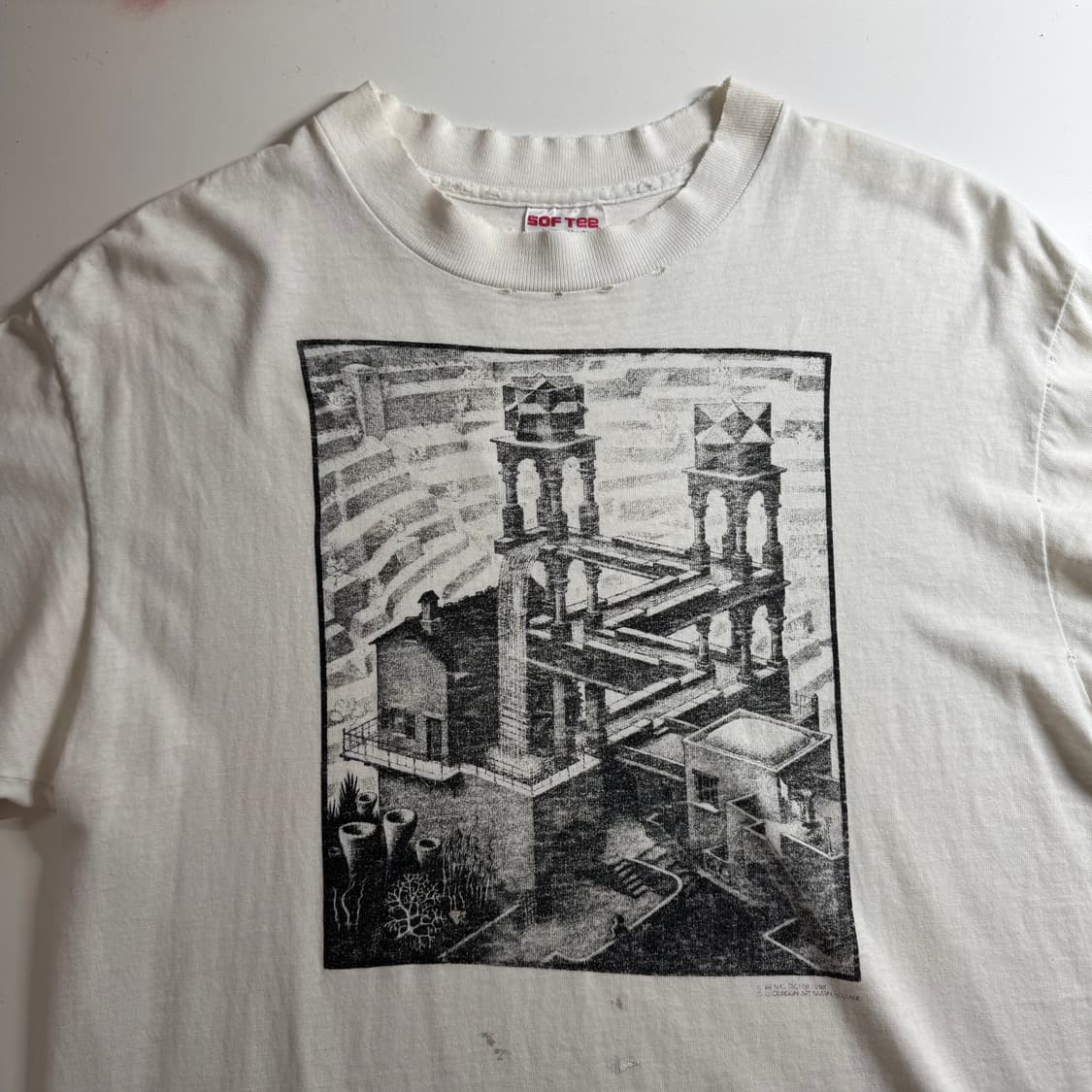 80s M.C. Escher Art T-shirts 상품이미지2