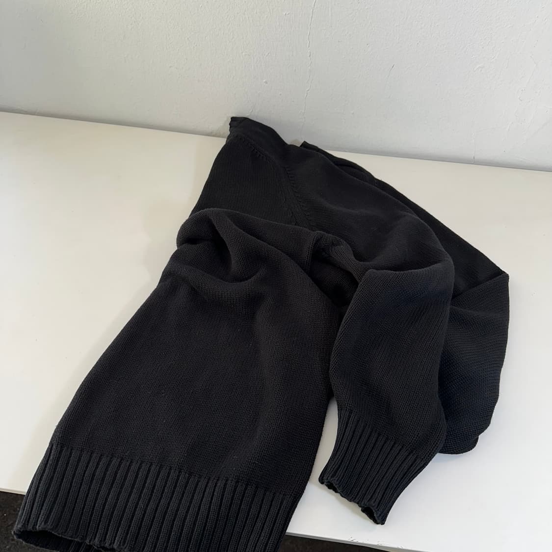 L 폴로 랄프로렌 블랙 브이넥 면 니트 상품이미지5