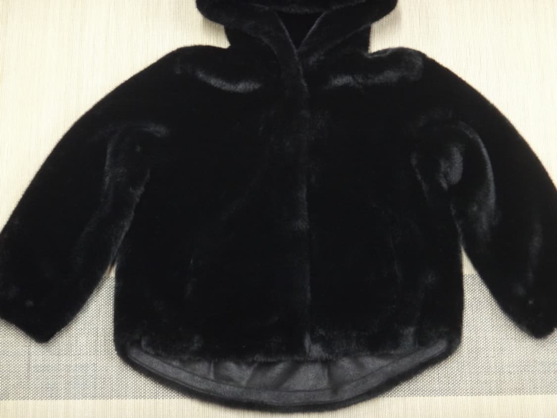 (M/66) LBL 여성 페이크 밍크 퍼 후드 자켓 상품이미지4