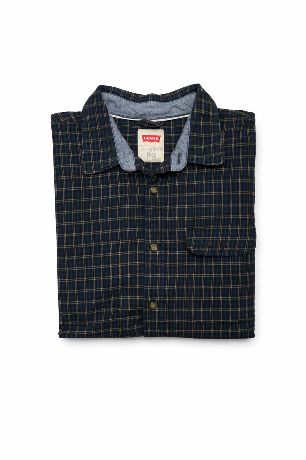 USA 00s 미국 빈티지 워크웨어 아메카지 리바이스 레드탭 체크 셔츠 상품이미지4