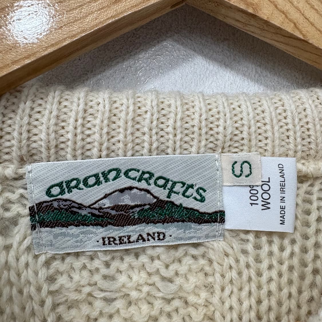 아란크래프트 피셔맨 울 니트 상품이미지2