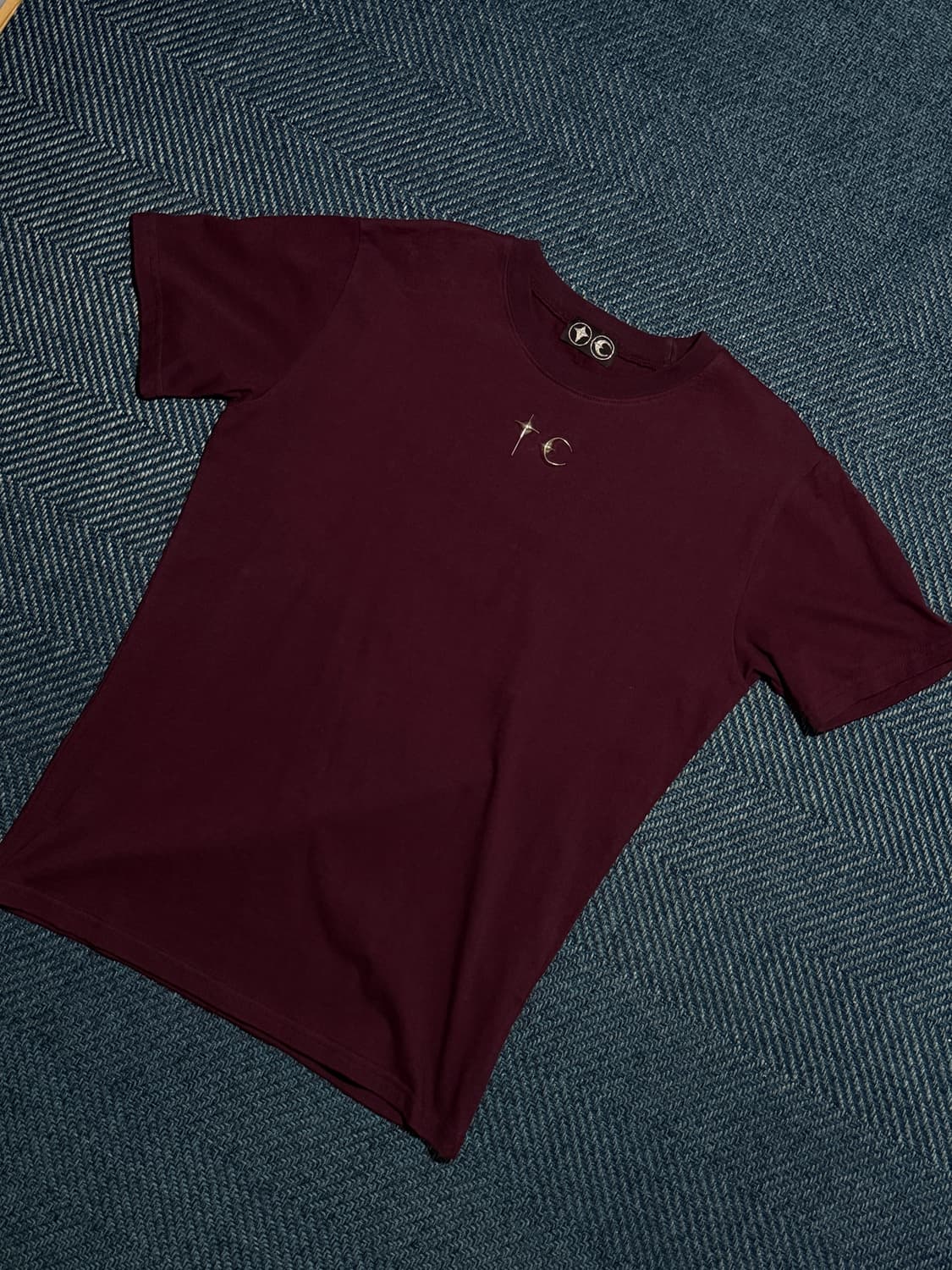 떠그클럽 백 티셔츠 슬림 와인 상품이미지2