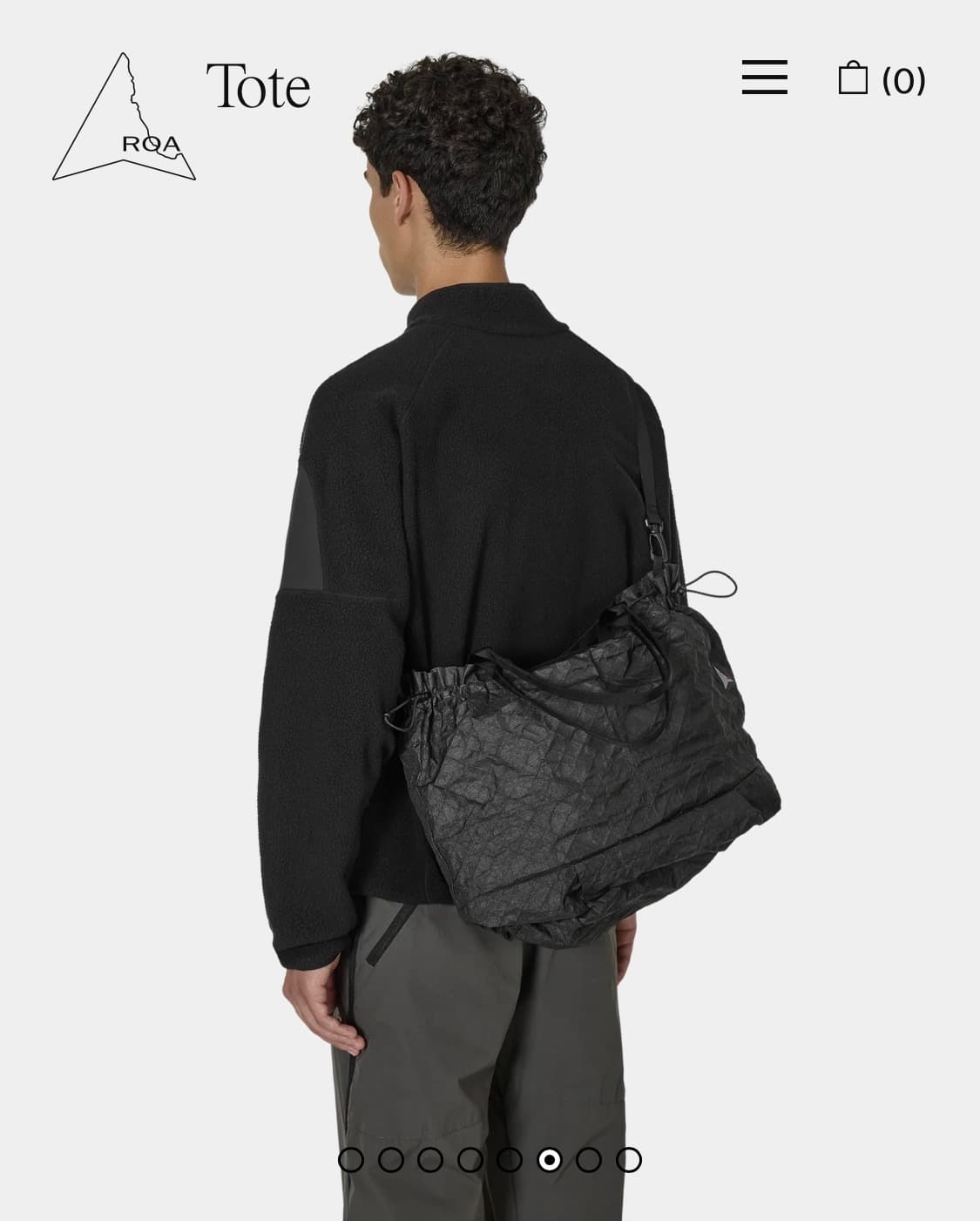 25ss 로아 하이킹 토트백 블랙 새상품 상품이미지4