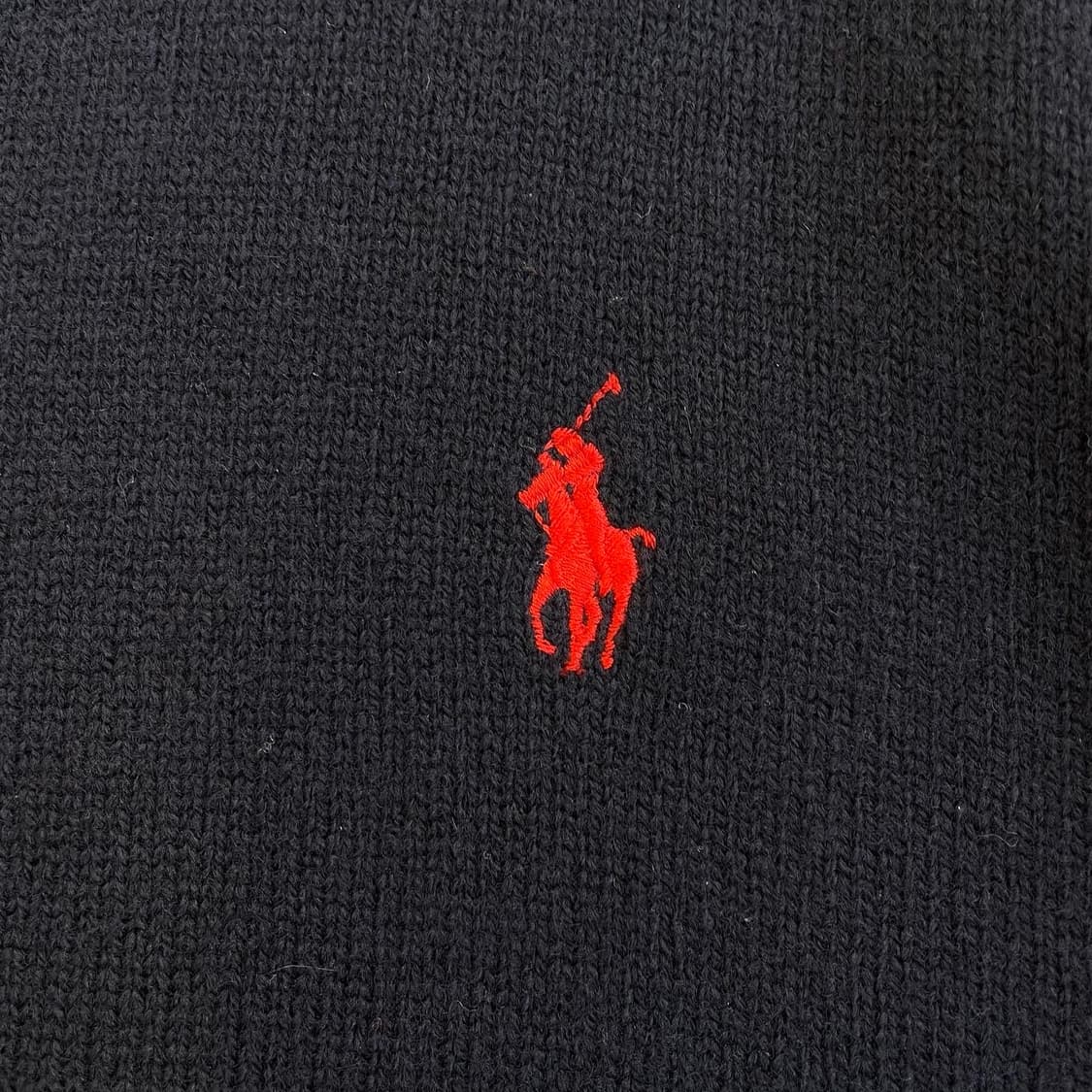 Polo  폴로 랄프로렌 램스울 네이비 라운드 니트 상품이미지2