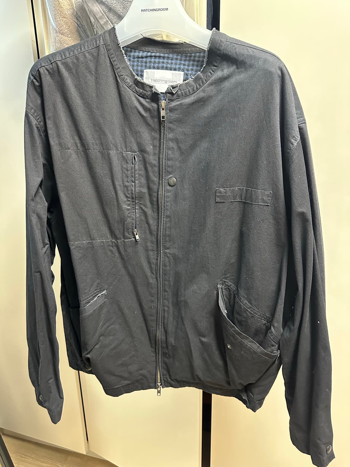 해칭룸 플라이트 자켓 블랙 상품이미지3