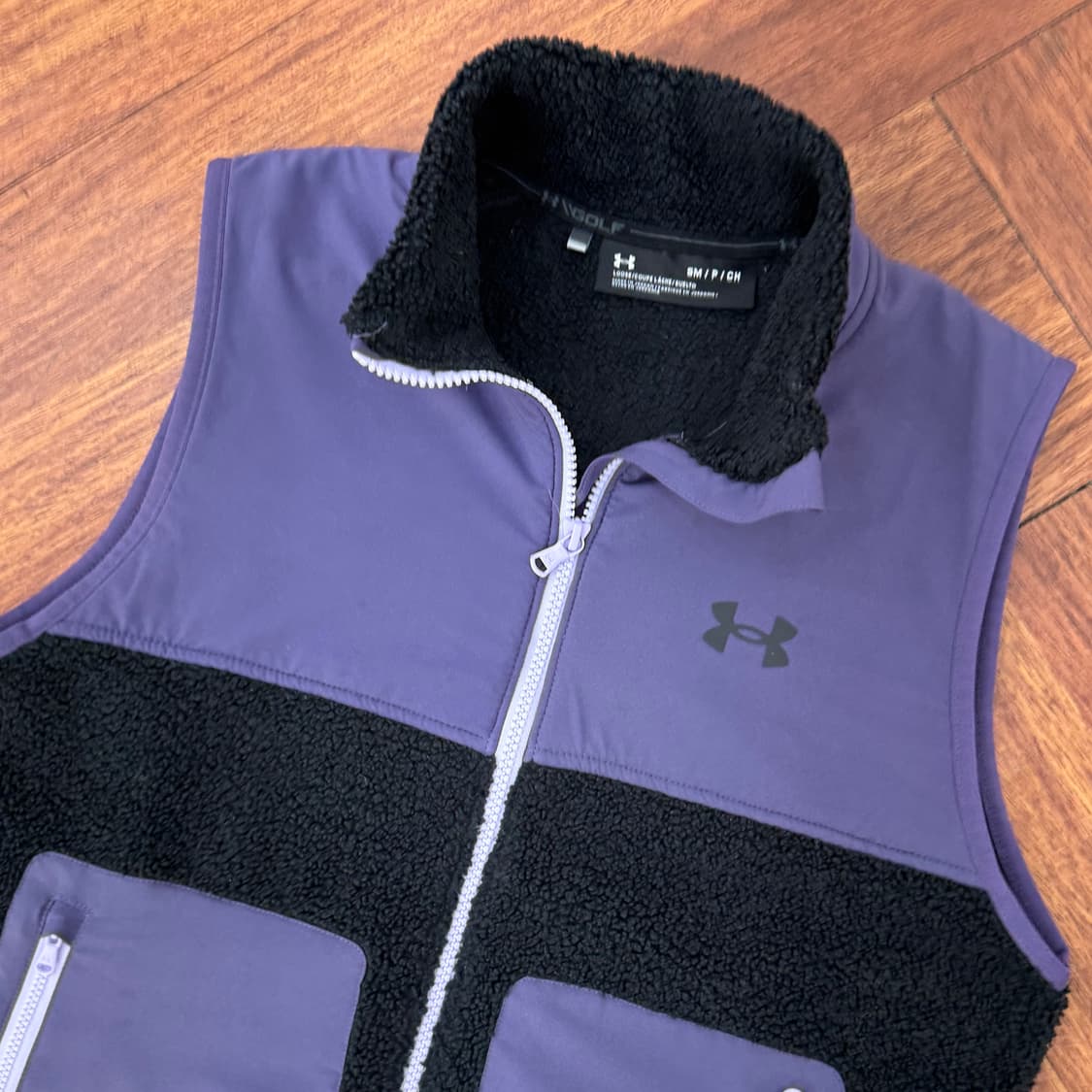 SM 언더아머 UA 스웨터플리스 파일 플리스 집업  상품이미지3