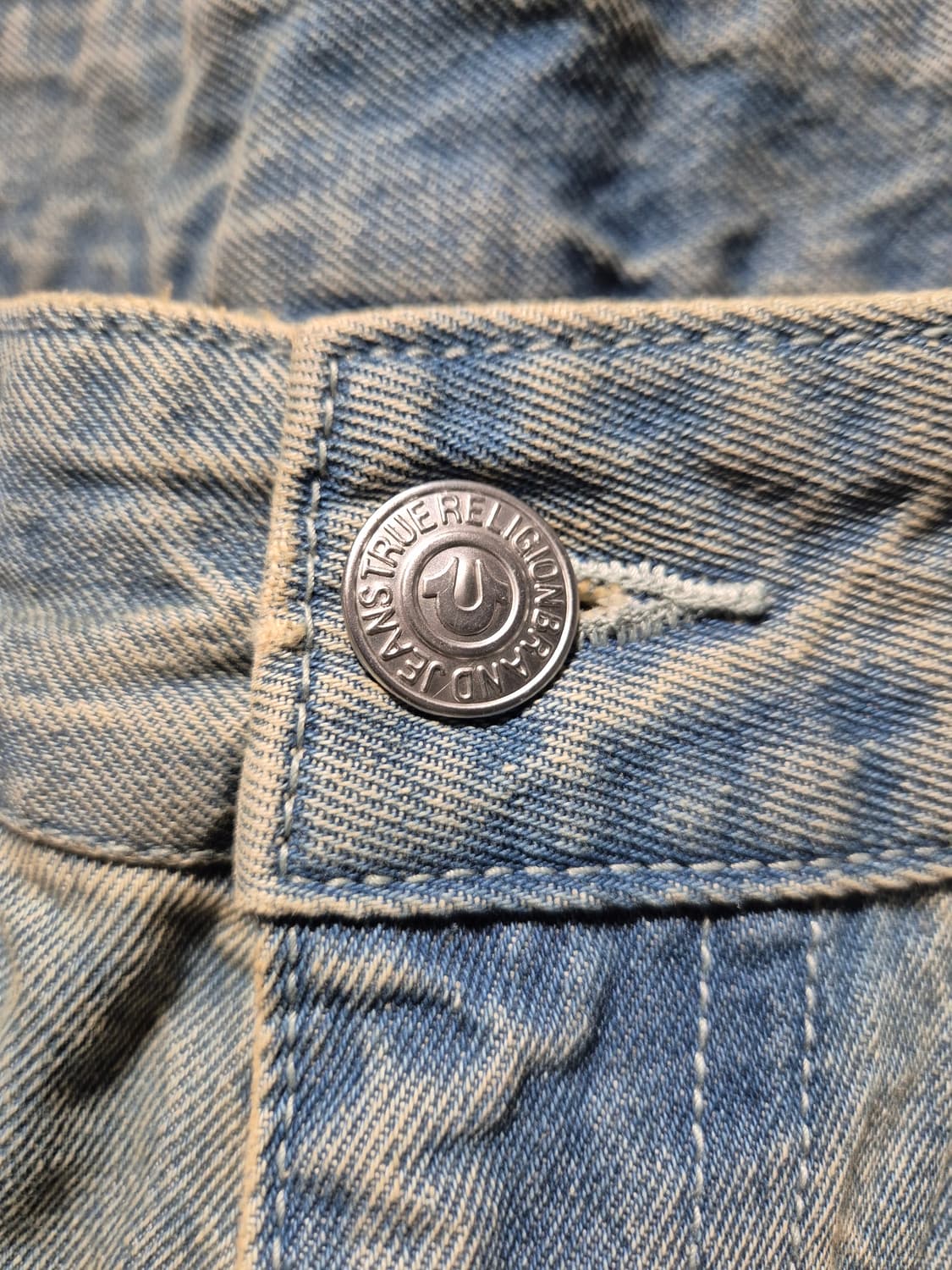 (타임세일)(새상품)트루릴리젼 워싱 데님 카고XL 상품이미지8