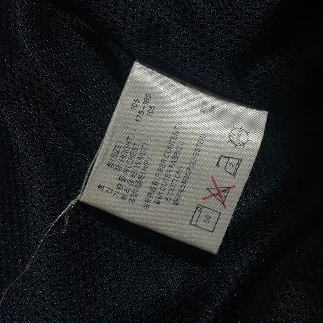 나이키 버건디 네이비 올드스쿨 빅스우시 바람막이(XL) 상품이미지3