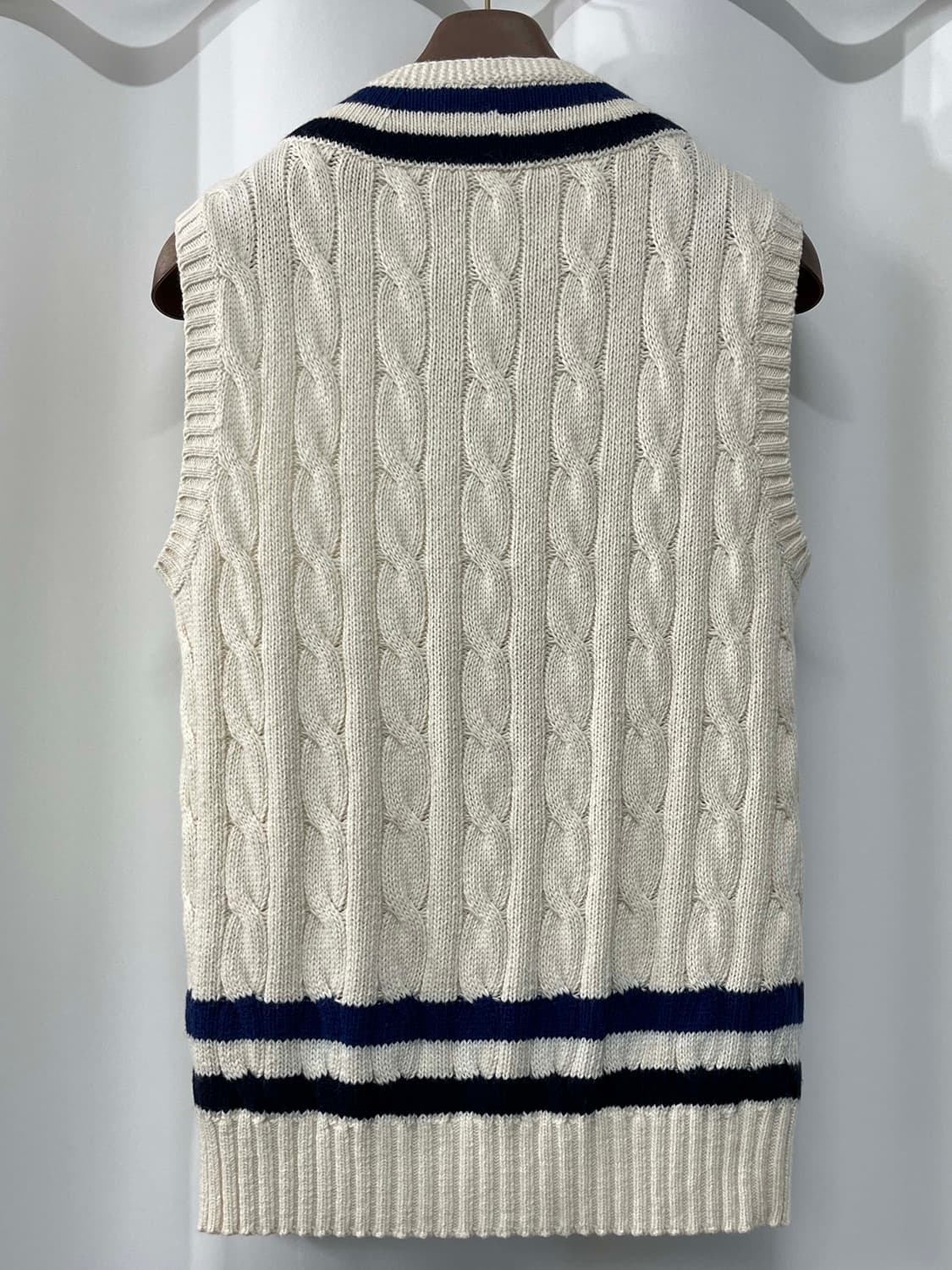 폴로 랄프로렌 캐시미어 코튼 1922-1923 로잉클럽 크리켓 니트베스트 상품이미지2