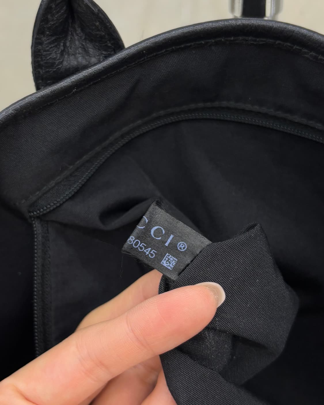 Gucci 구찌 GG 블랙 캔버스 토트백  상품이미지9