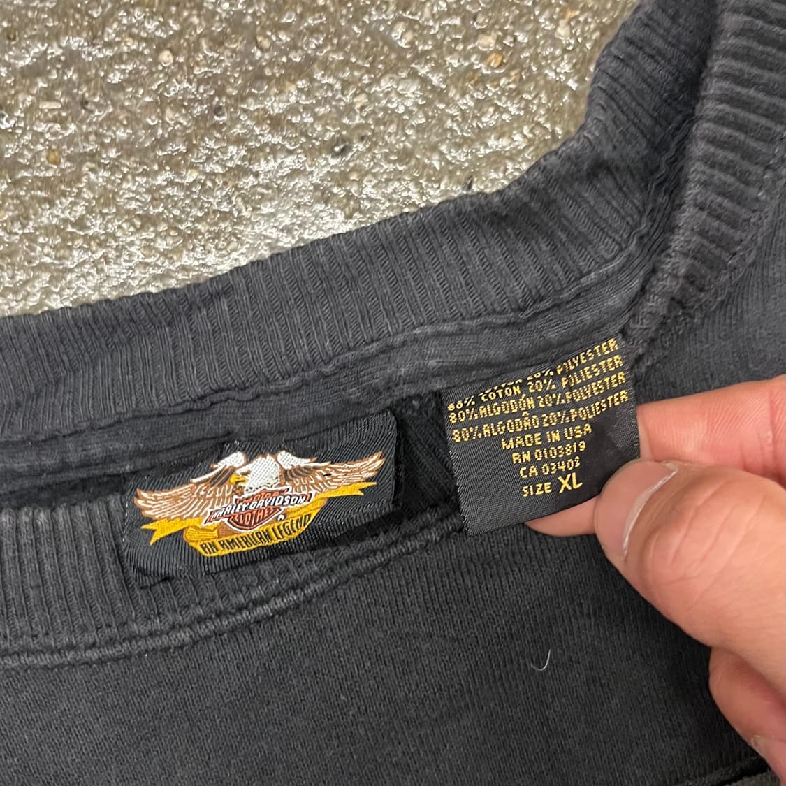 2003 할리데이비슨 100주년 스웻셔츠 (105) 상품이미지5