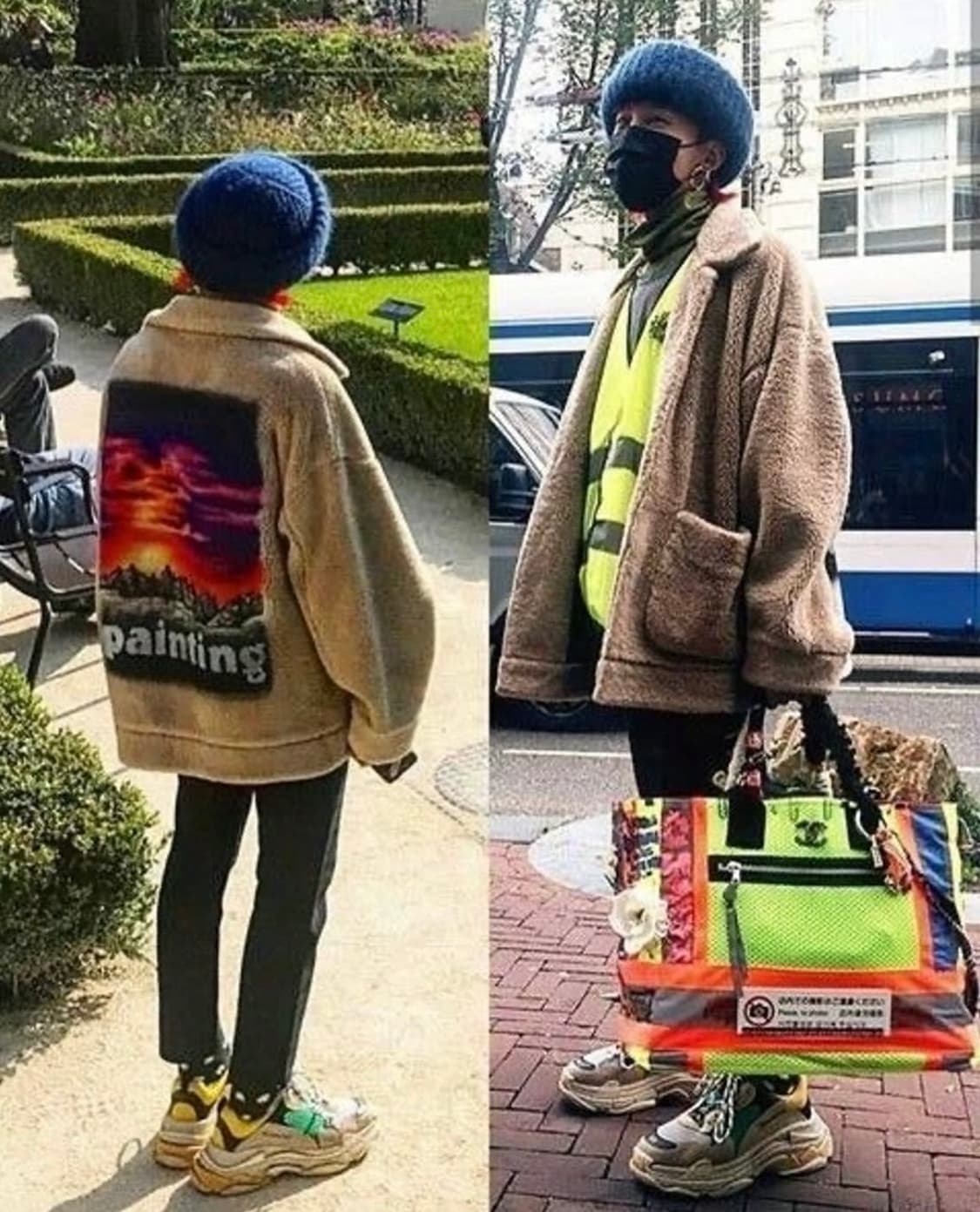 더블렛 남산타워 프린팅 플리스 상품이미지9