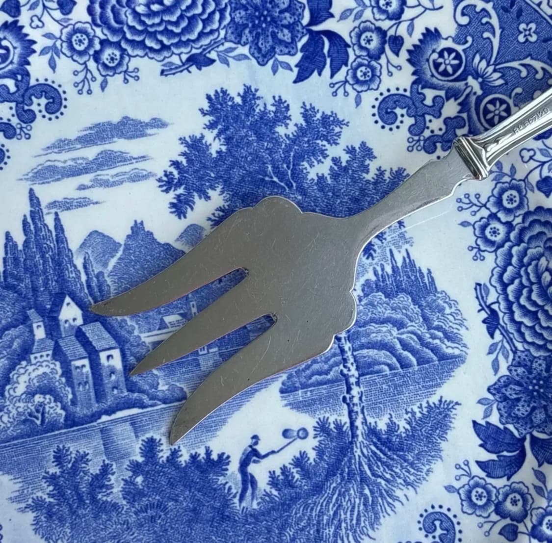 영국 앤틱 실버플레이트 브레드포크 상품이미지4