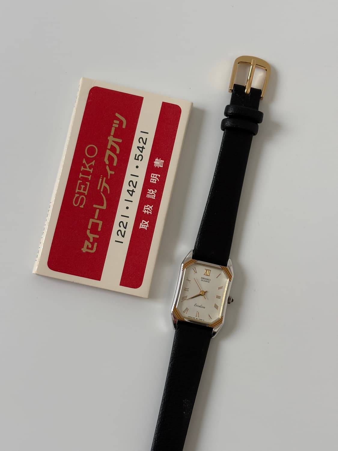 1980s Exceline Combi Tank Ladies Quartz 상품이미지1