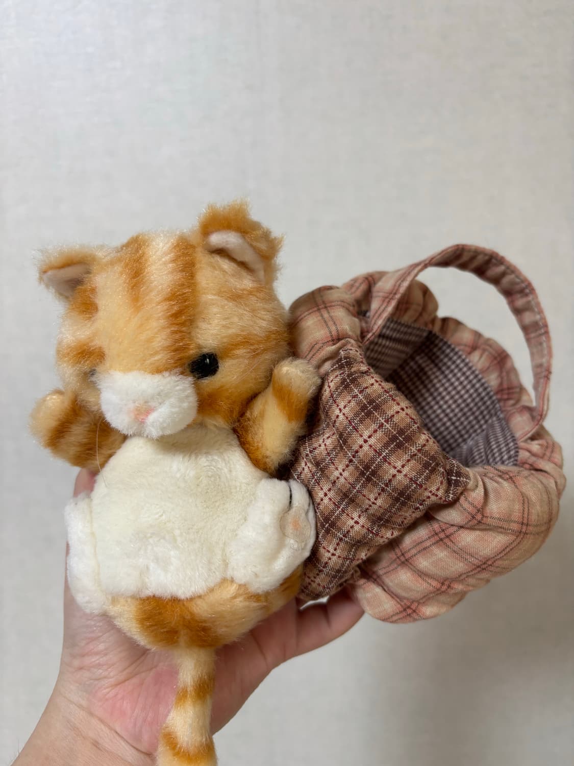 고전 빈티지 치즈 고양이 인형 상품이미지3