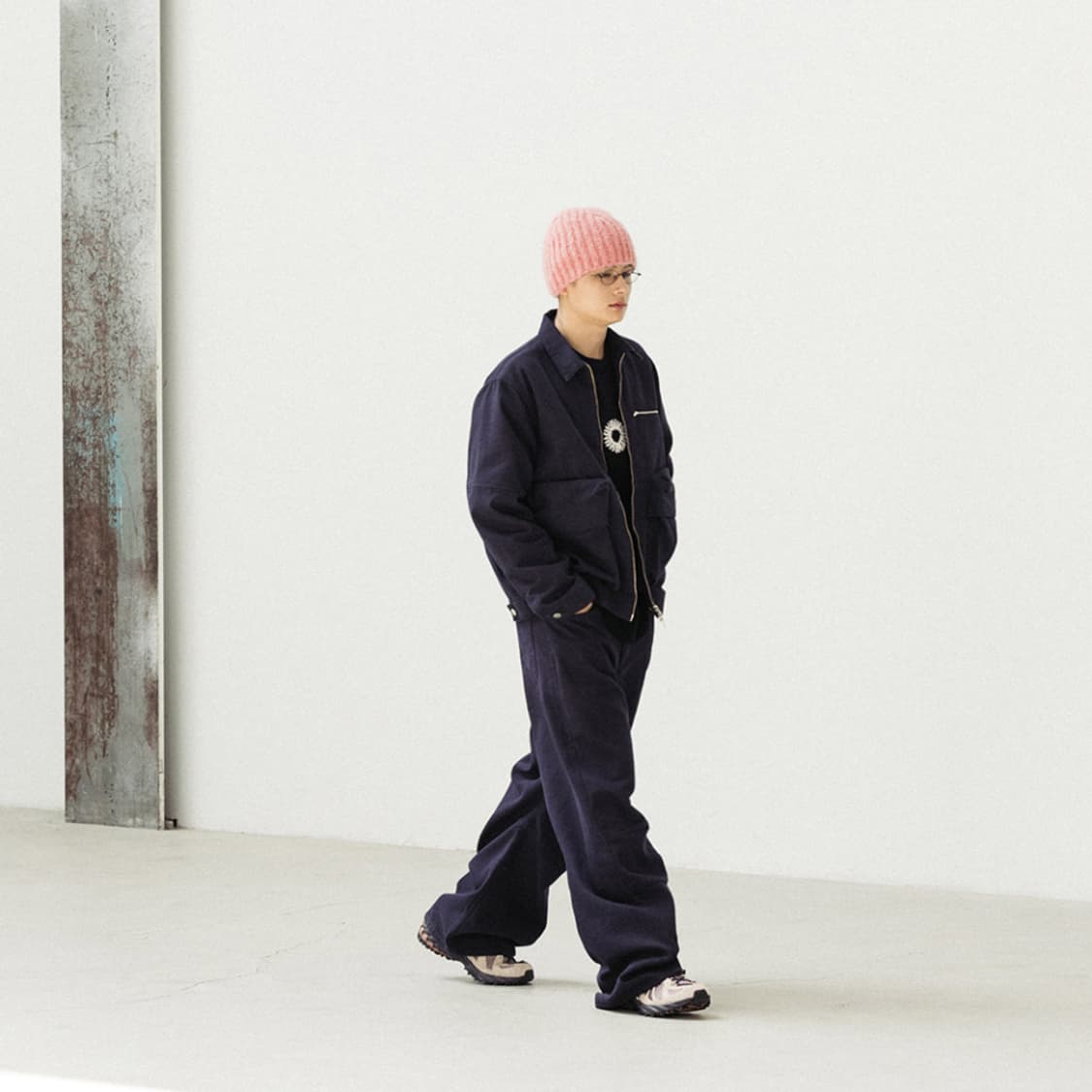 워크 밸런스 데님 자켓 블랙 상품이미지3