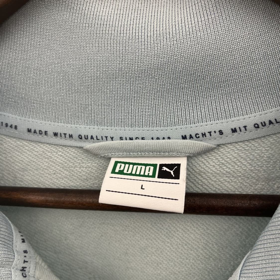 푸마 레트로 Y2K 사이드라인 스카이블루 져지 집업 L C09822 상품이미지5